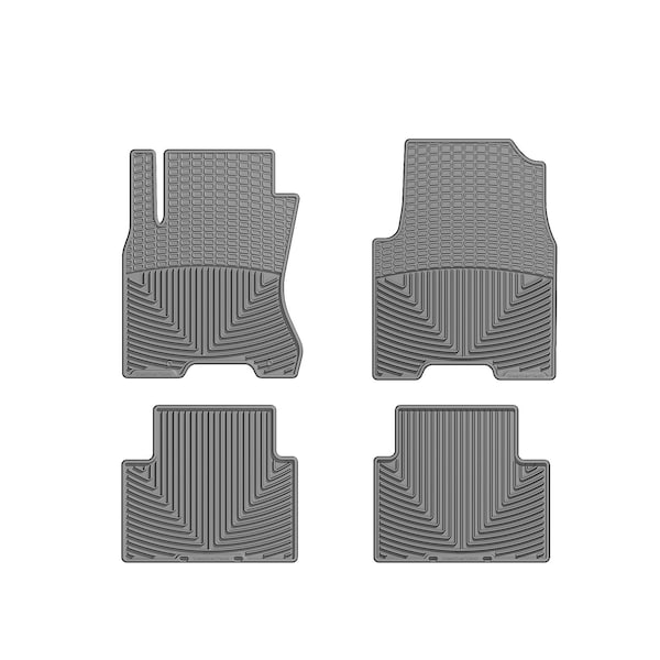 Weathertech Grey, Front and Rear All Weather Floor Mats W216GR-W217GR - main