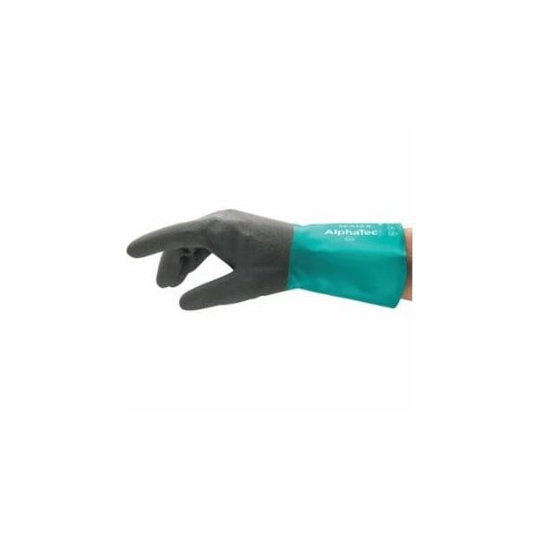 Alphatec 58-530B/58-535B Gloves, 8, Grey/Teal, 12 in Cuff, 58-530B, 6PK 012-58-530B-080 - main