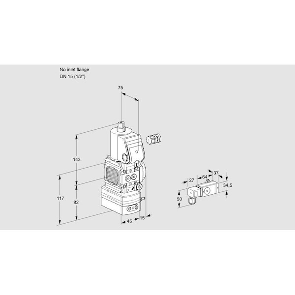 Honeywell Kromschroder VAD1-/15R/NW-100B KS88024046 - main