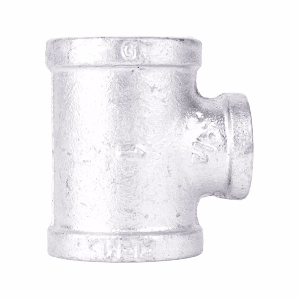 B & K STZ Industries 1 in. FIP X 1 in. D FIP 0.5 in. D FIP Galvanized Malleable Iron Reducing Tee 501877 - main