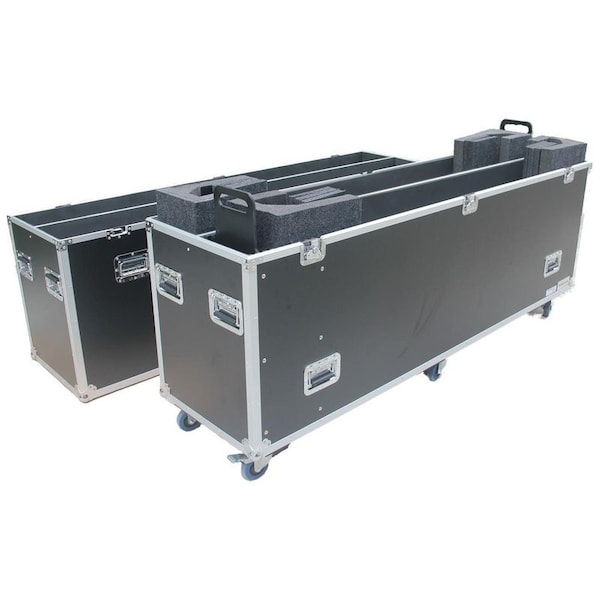 Antakipro Fly Drive Case For Two 90-in LED Televisions or Monitors or Similarly Sized Equipment w/Wheels AP-2LED90W - main