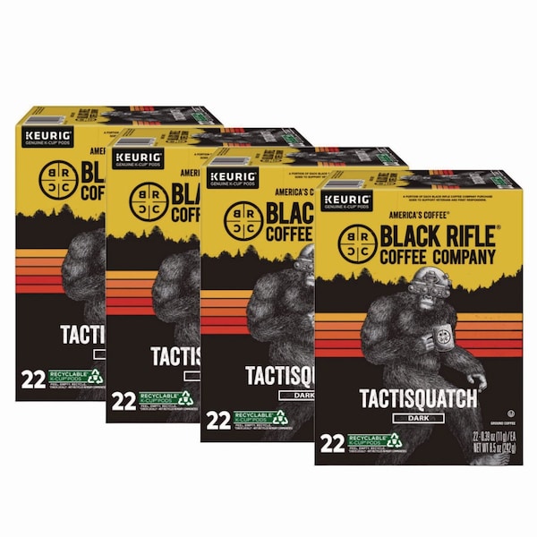 Black Rifle Coffee Co Tactisquatch Coffee K-Cups, 88PK 5000384045 - main