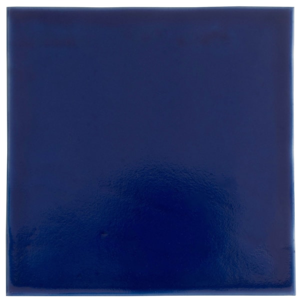 Apollo Tile Terralis 6 x 6 in. Glossy Royal Blue Porcelain Square Wall and Floor Tile 4.65 sq ft/case, 19PK UMB88BLUDOTA - main