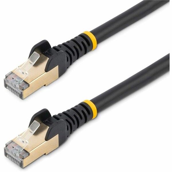Startech.Com 2 ft CAT6a Ethernet Cable - STP Black C6ASPAT2BK - main