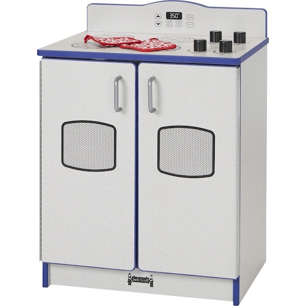 Jonti-Craft Rainbow Accents Culinary Creations Kitchen Stove, Blue 2409JCWW003 - main