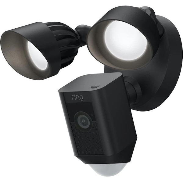 Ring FLOODLIGHT CAM WIRED PLUS - BLACK B08F6DWKQP - main