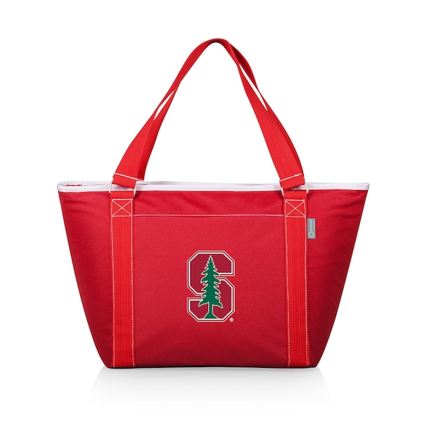 Picnic Time Family Of Brands NCAA Stanford Cardinal Topanga Tote Cooler Bag - Soft Cooler Bag - Picnic Cooler, Red 619-00-100-534-0 - main