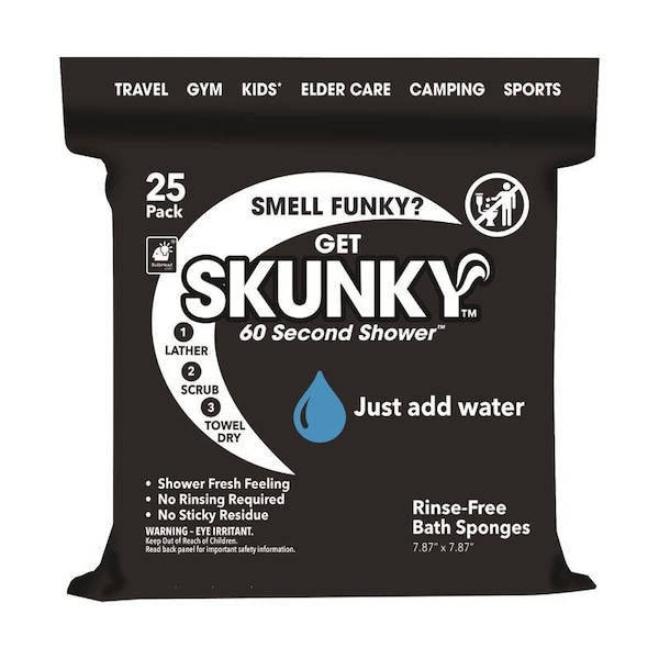 Bulbhead Skunky Rinse Free Bath Sponges, 25PK 17503-8 - main