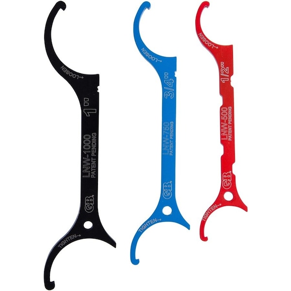 Gardner Bender GB LNW-3PC Locknut Wrench Set, Steel, 3 -Piece LNW-3PC - main