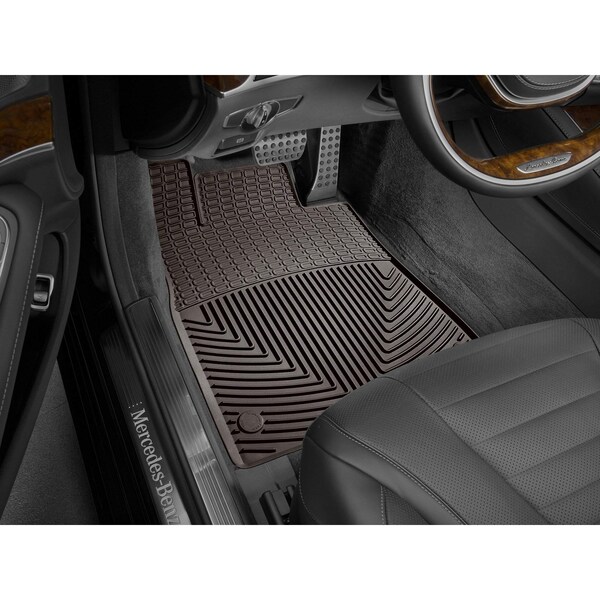 Weathertech Cocoa Rear All-Weather Floor Mats, 2022 - 2025 Ford Maverick Hybrid W685CO - main