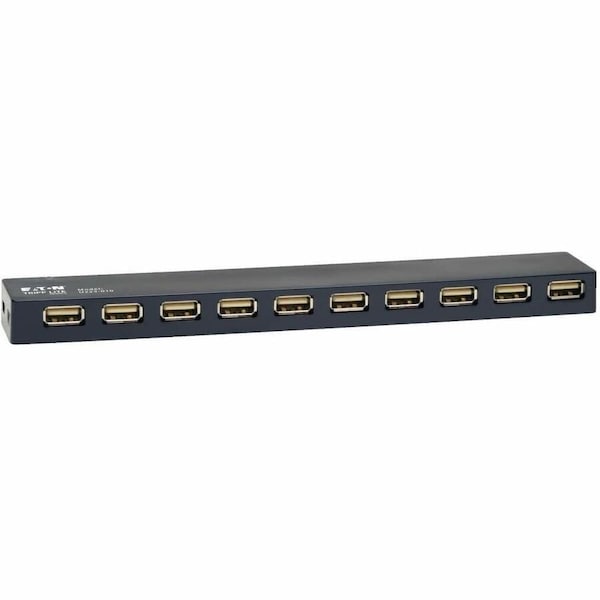 Tripp Lite 10-PORT USB 2.0 MOBILE HI-SPEED HUB NOTEBOOK LAPTOP BUS POWER AC U223-010 - main