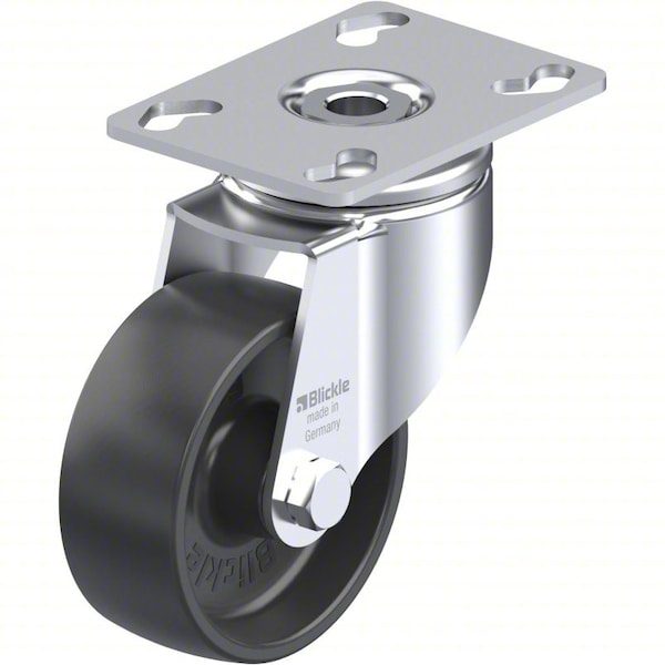 Zoro Select Plate Caster, Swivel, 4 3/8"H LKPA-POA 80G - main