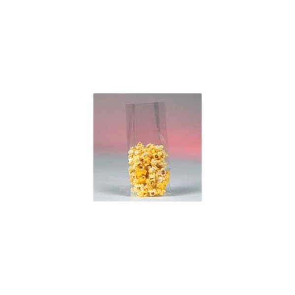 Bubblefast 2000-2 1/2 x 3/4 x 6 1/2'' - 1.5 Mil Gusseted Polypropylene Bags, 2000PK BFPBG100 - main