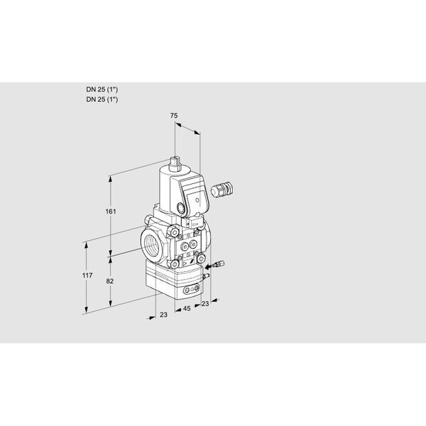 Honeywell Kromschroder VAG125R/NQSRAE KS88008830 - main