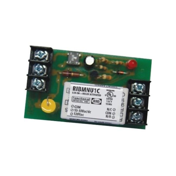 Functional Devices-Rib Track Mount Relay, 15A, SPDT RIBMNU1C - main