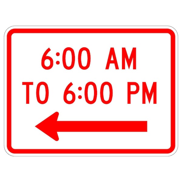 Sign Solutions Usa Traffic Sign, 12 in Width, Aluminum Sign, Horizontal Rectangle DUS06DWT1209R8-3hPL - main