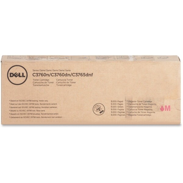 Dell Original Extra High Yield Laser Toner Cartridge - Magenta - 1 Each - 9000 Pages XKGFP - main