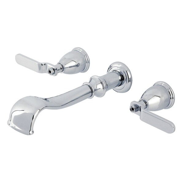 Kingston Brass Two-Handle Wall Mount Tub Faucet, Polished Chrome KS5021KL - main