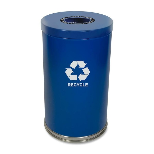 Witt Industries 23 gal Round Blue, Metal 18RTBL-1H - main
