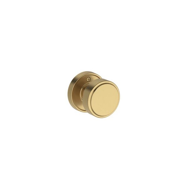 Baldwin Residential Door Knobs Half Dummy Reversible Lifetime Satin Brass HDVASRRR044 - main