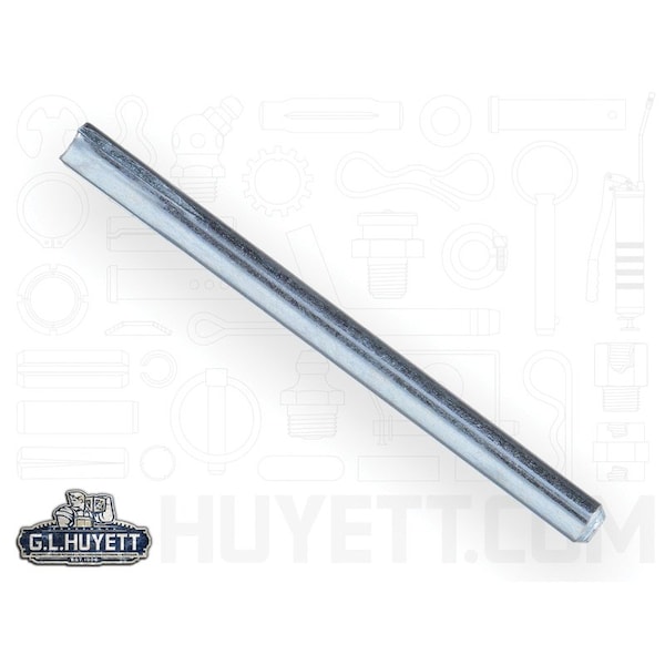 Huyett Type C Grooved Pin, Zinc Plated Low Carbon Steel, 0.125 in Dia x 0.123 in Small End Dia x 1.000 in L GP-0125-1000-C - main