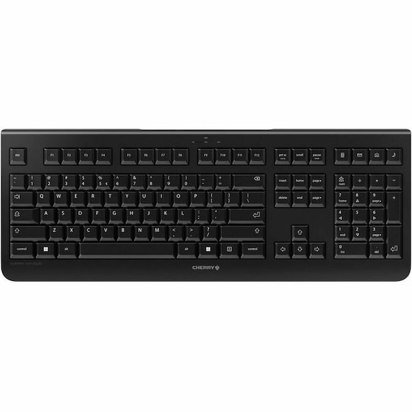 Cherry KW 3000 Keyboard - Wireless, Slim, USB, Quiet, Full Size, Four Hot Keys, Fold Out Feet JK-3000EU-2 - main