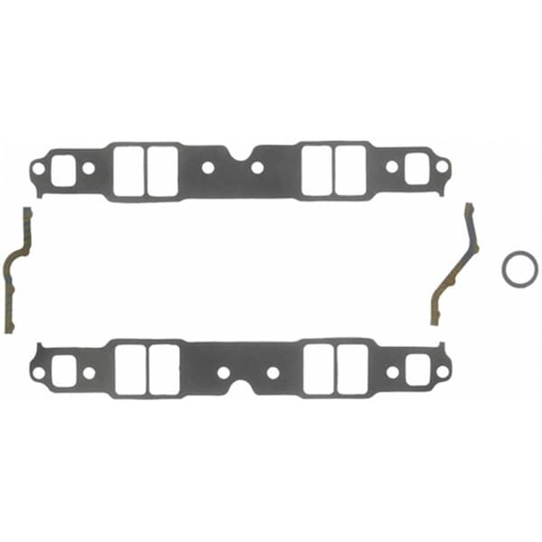 Fel-Pro 1267 0.120 in. Intake Manifold Gasket with Large Race Port for Small Block Chevrolet 19571967 V8 FEL1267 - main