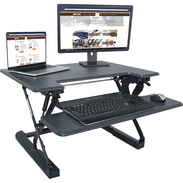 Victor Technology Standing Desk Riser, 31", Gray DCX710G - main