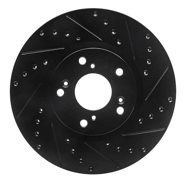 Dynamic Friction Co DFC Brake Rotor - Drilled and Slotted - Black 633-59045R - main