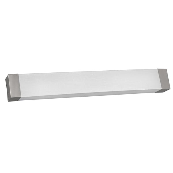 Afx Algiers, LED Vanity Light, 49"W, Satin Nickel Finish, Linen Acrylic Shade ALV4905LAJUDSN - main