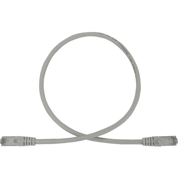 Eaton Tripp Lite Series Cat6a 10G Snagless Molded UTP Ethernet Cable RJ45 M/M, PoE, White, 3 ft. N261-003-WH - main