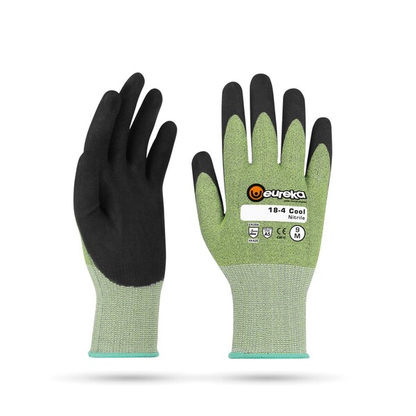 Eureka Safety Cut-Resistant Glove, , HPPE, Polyamide, Elastane , 9 1 PR 18-4CNI-9 - main