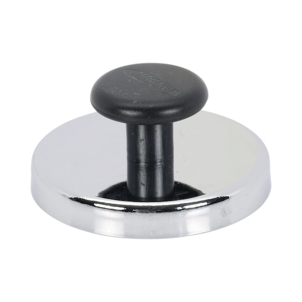 Zoro Select Round Magnet with Handle, 25 lb. Pull 3DXW7 - main