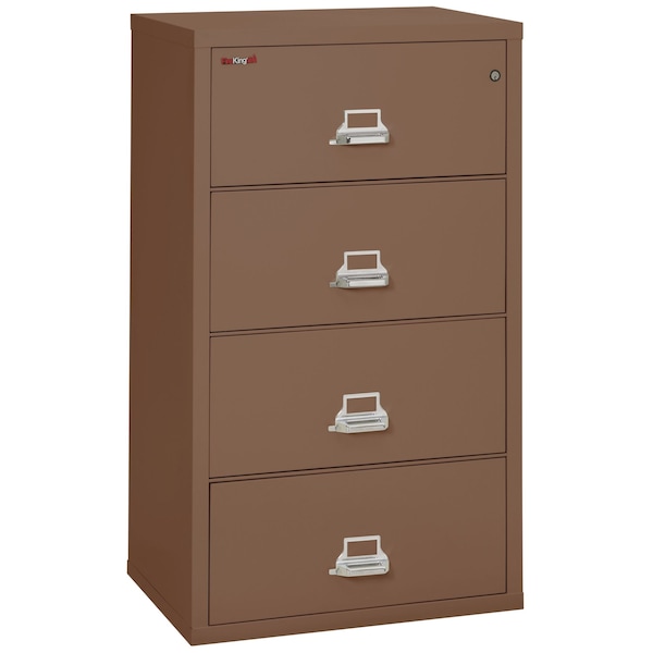 Fireking 4 Drawer, 1 Hr Fire & Impact Rated, 31" Wide Lateral Tan 4-3122-CTN - main