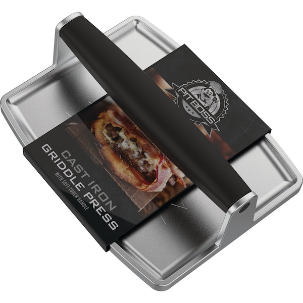 Pit Boss 8'' W. x 15'' L. Cast Iron Griddle Press 40431 - main