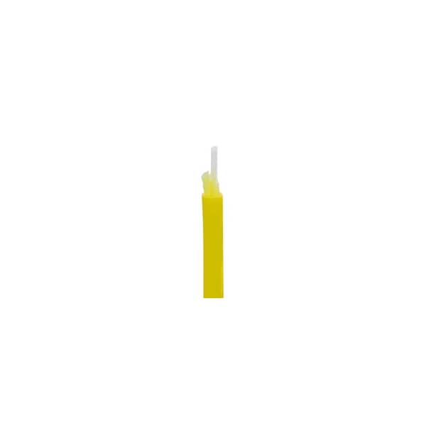 Cable Wholesale 1 Strand Fiber Optic Cable, OS2 9/125 Singlemode, Corning, Yellow, Riser Rated, Spool, 1000 foot 10F0-001NH - main