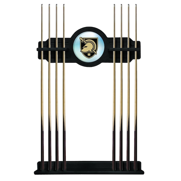Holland Bar Stool Co US Military Academy ARMY Cue Rack in Black Finish CueBKUSMilA - main
