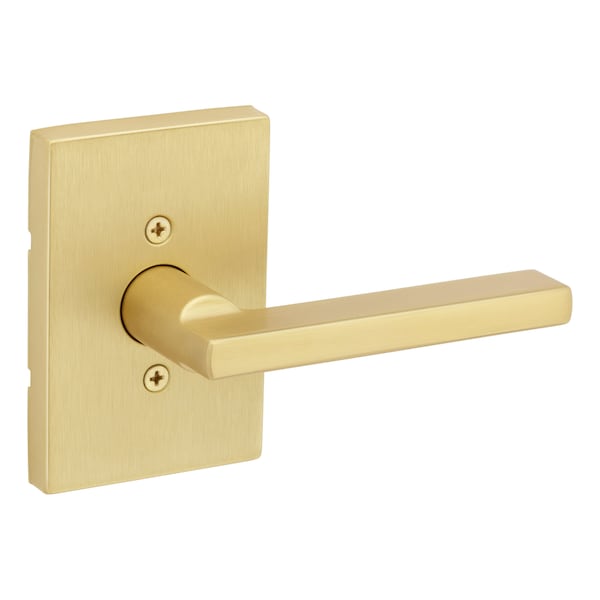 Kwikset Residential Door Levers Half Dummy Reversible Satin Brass 788HFLRCT-4 - main