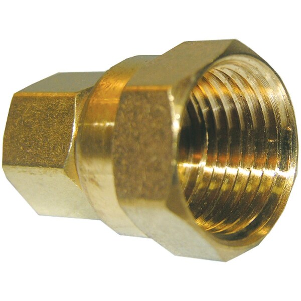 Westlake Pipe & Fittings 3/8'' Cx1/2'' FPT Brass Compression Adapter 17-6637 - main