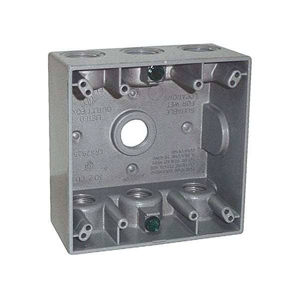 Crouse-Hinds Eaton Crouse-Hinds series weatherproof outlet box, 10PK TP7114 - main