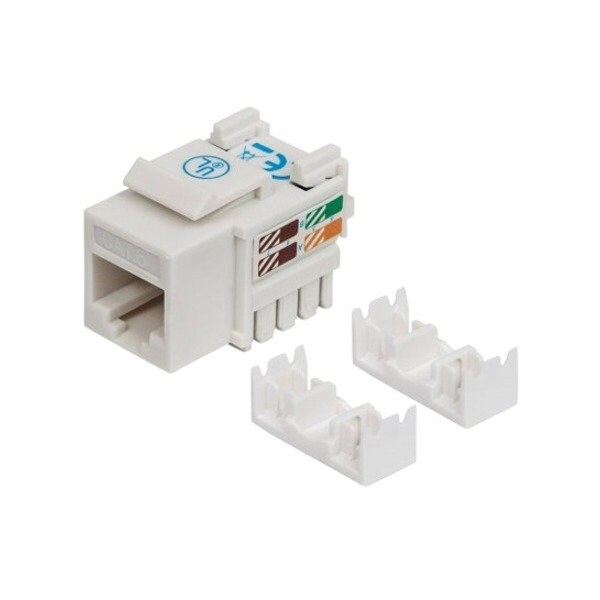 Intellinet Network Solutions CAT6 KEYSTONE JACK UTP, WHITE, PUNCH-DOWN 210591 - main