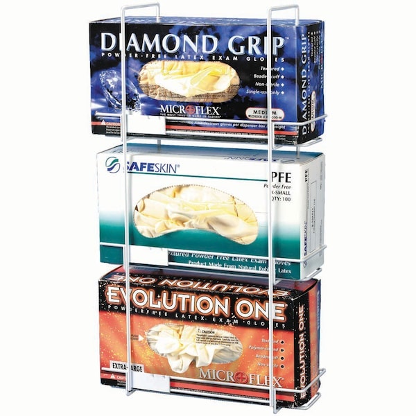 Jorgensen Laboratories Triple Wire Rack, Exam Gloves Box Holder J0876A - main