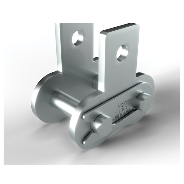 Hkk Chain SK-1 Attachment Spring Clip Connecting Link, #50 chain, 5/8 P, 0.2 Dia Pin, 304 SS SR050SCLSK1 - main