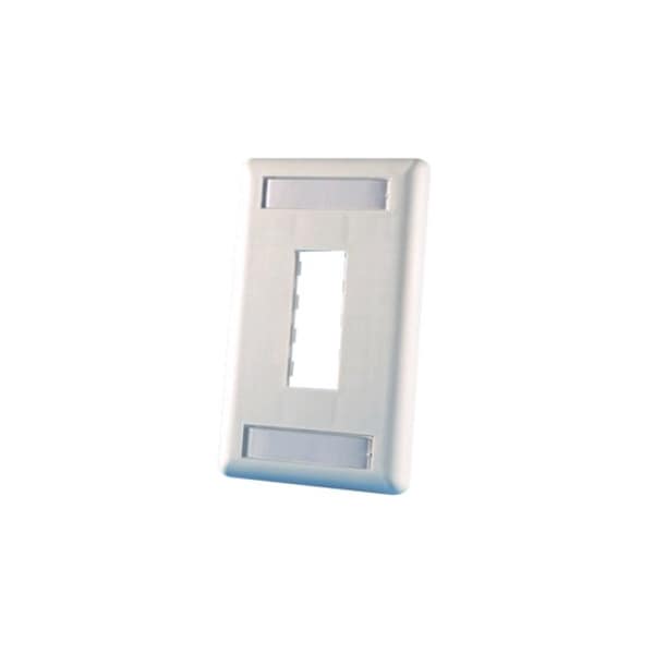 Ortronics 2-PORT FLUSH MOUNT UNLOADED, SINGLEGANG TRACJACK, WHITE 40300548-88 - main