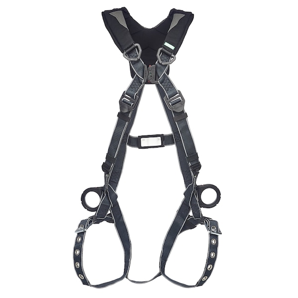 Msa Safety V-Fit Fall Protection Harness, XS, 400 lb, Quick-Connect Chest/ Tongue Leg Straps 10252201 - main
