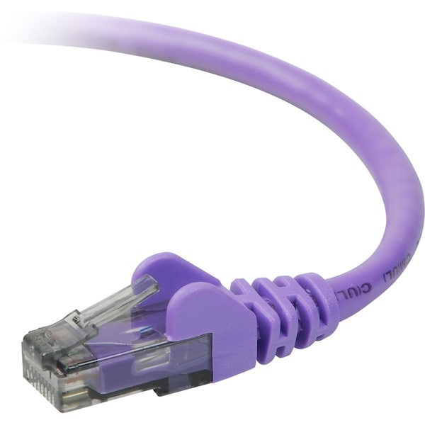 Belkin 50Ft Cat6 Snagless Patch Cable, Utp, Purple Pvc Jacket, 23Awg, 50 A3L980-50-PUR-S - main