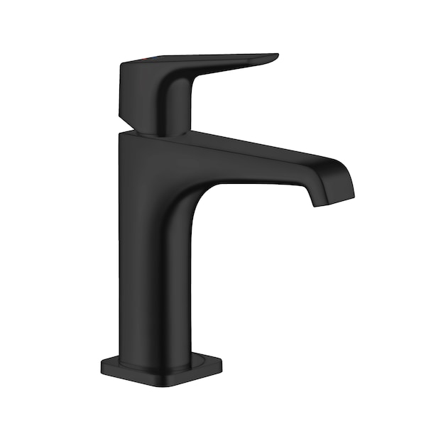 Axor Citterio E Single-Hole Faucet 125 with Lever Handle, 1.2 GPM in Matte Black 36111671 - main