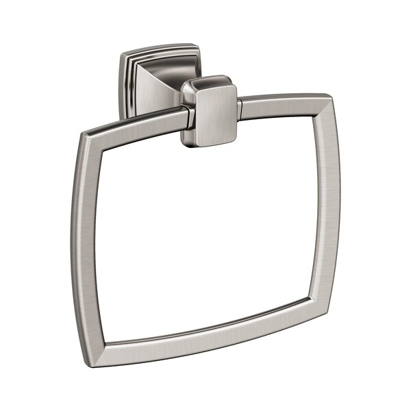 Amerock Revitalize Brushed Nickel Traditional 6-13/16 in 173 mm Length Towel Ring BH36032G10 - main