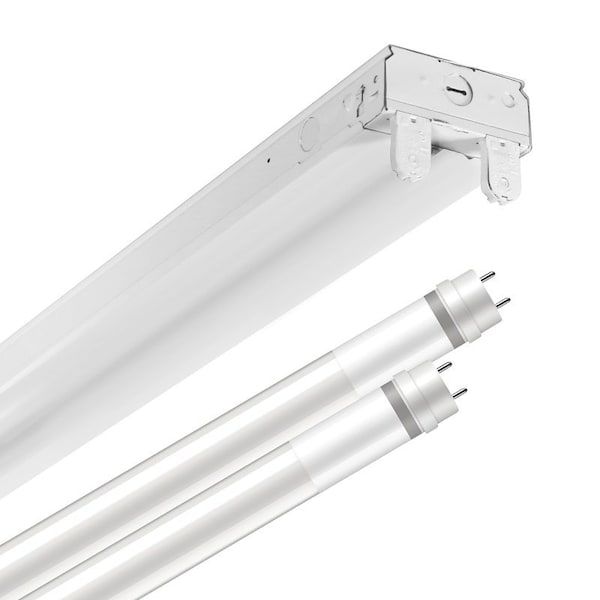 Metalux Strip Light Fixture, 120/277 V, 29 W, 2-Lamp, LED Lamp, Cool White, 3600 Lumens, 4000 K Color Temp SLES2T82G40SLES - main