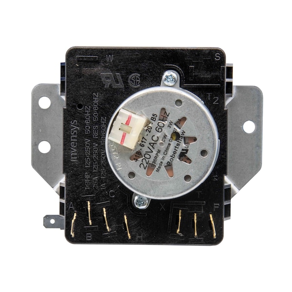 Robertshaw Dryer Timer, Black, Polycarbonate CDT-419 - main